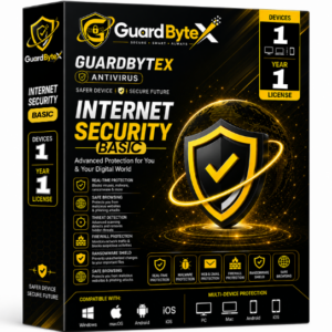 GuardByteX Internet Security Basic (1 Device / 1 Year)
